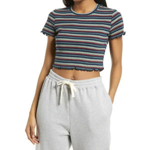 bp. Stripe Ribbed Baby Tee​​​​, 3X